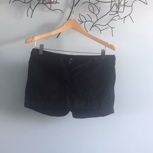 Black cargo shorts